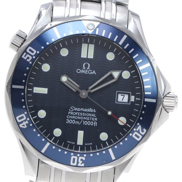 OMEGA Seamaster300 2531.80 Date Navy Dial Automatic Men's Watch_845330 - Picture 1 of 6